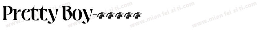 Pretty Boy字体转换